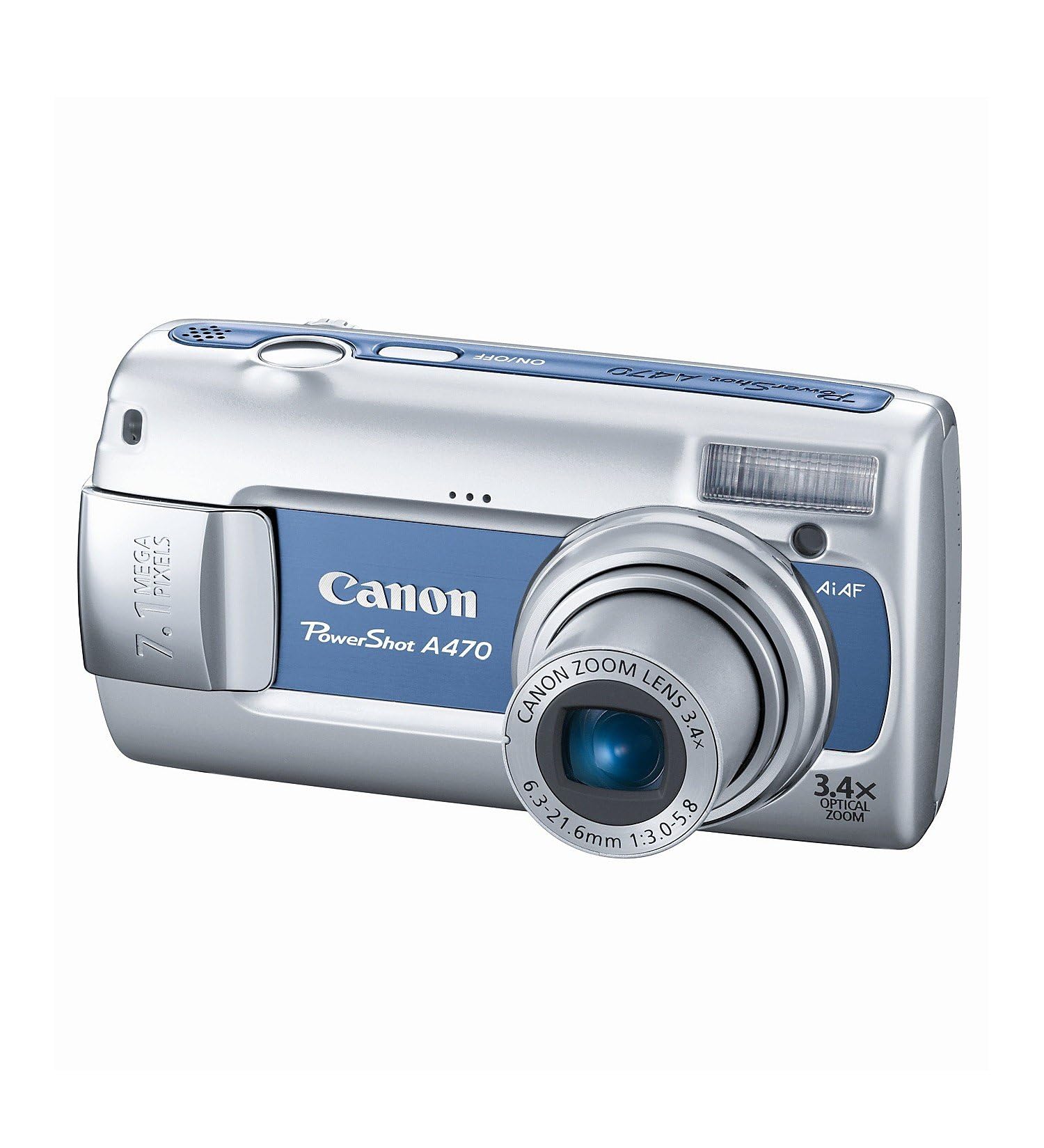 Canon PowerShot A470 Digital Camera 7.1 Megapixel with 3.4x